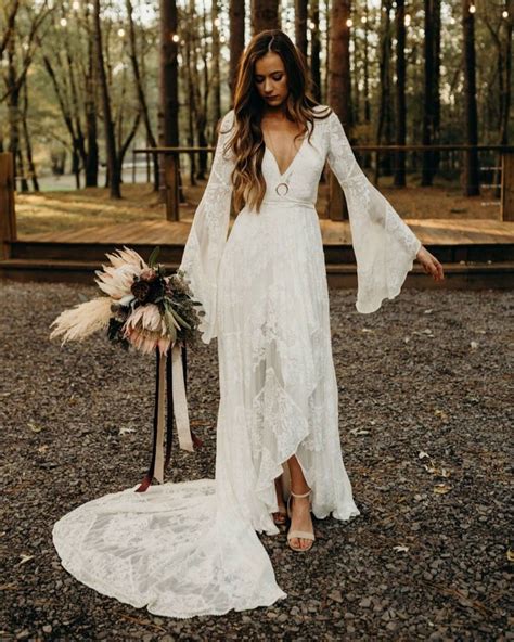 Trendy Hippy Wedding Dress Ideas for an Unforgettable Ceremony