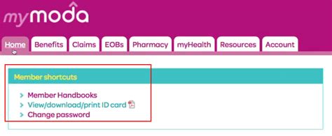 Mymoda Health Login