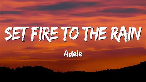 Adele's To the Rain Lyrics Unveiled