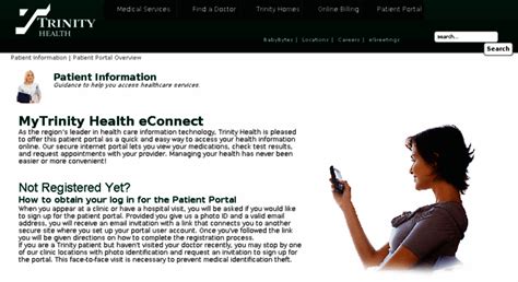 Trinity Health Patient Portal Login